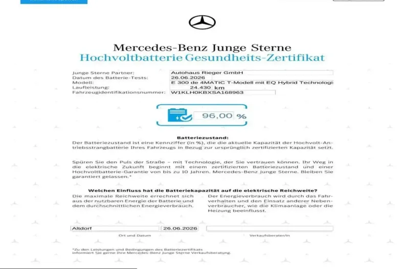 Mercedes-Benz E 300 (Clasa E) din 2025 cu 24.430 km - oferta MER245840 - foto 18