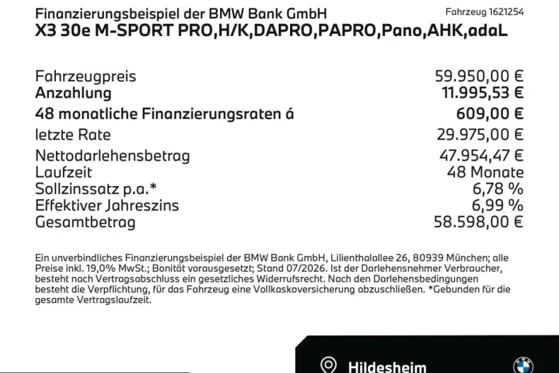 BMW X3 (Seria X) din 2025 cu 36.375 km - oferta BMW248488 - foto 2