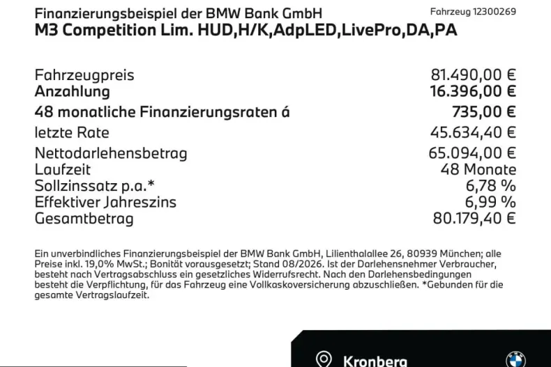 BMW M3 (Seria 3) din 2025 cu 7.518 km - oferta BMW248489 - foto 2