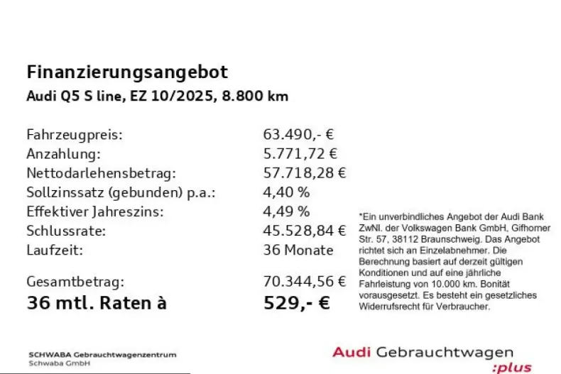 Audi Q5 din 2025 cu 8.800 km - oferta AUD248543 - foto 4