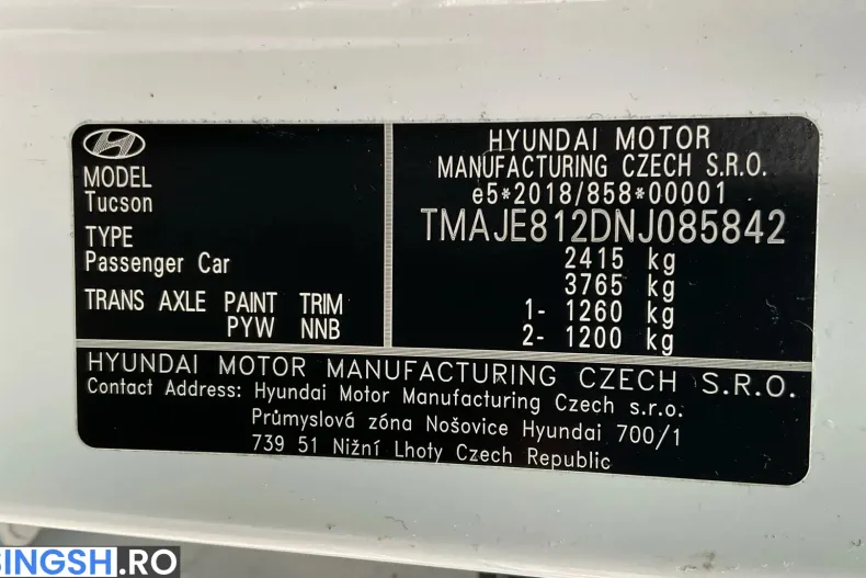 Hyundai Tucson din 2022 cu 94.606 km - oferta HYU249031 - foto 38