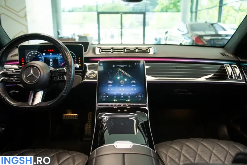 Mercedes-Benz S 580 V8 4Matic Long Exclusive din 2022 cu 108.191 km - oferta MER249852 - foto 13