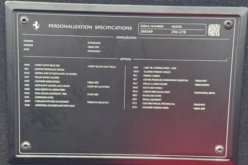 Ferrari 296 GTB din 2022 cu 38.331 km - oferta FER250262 - foto 6