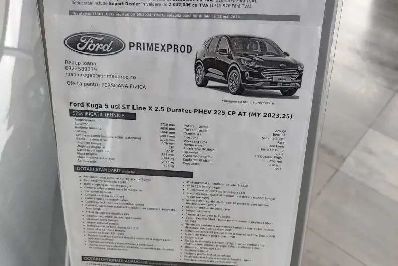 Ford Kuga din 2023 cu 9 km - oferta FOR250979 - foto 14
