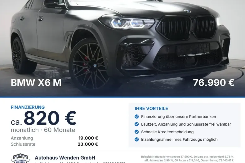 BMW X6 (Seria X) din 2023 cu 87.000 km - oferta BMW252558 - foto 1
