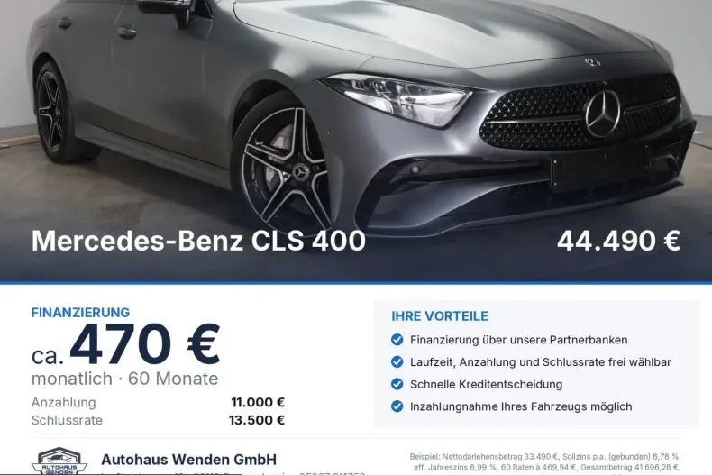Mercedes-Benz CLS 400 (Clasa CLS) din 2023 cu 103.000 km - oferta MER252588 - foto 1