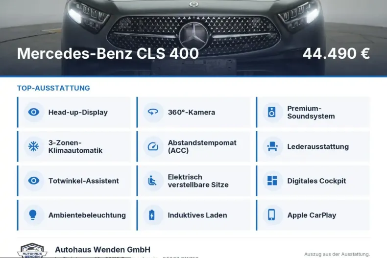 Mercedes-Benz CLS 400 (Clasa CLS) din 2023 cu 103.000 km - oferta MER252588 - foto 6
