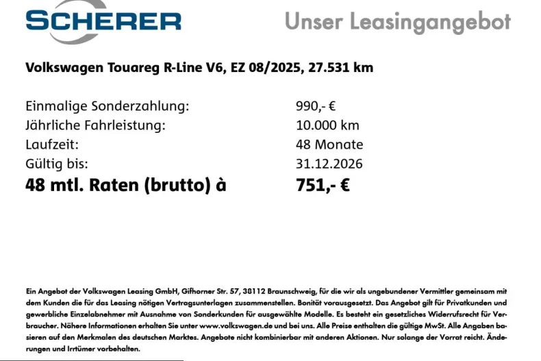 Volkswagen Touareg din 2025 cu 27.531 km - oferta VOL253151 - foto 2