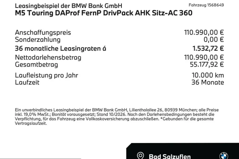 BMW M5 (Seria 5) din 2025 cu 34.418 km - oferta BMW253428 - foto 2