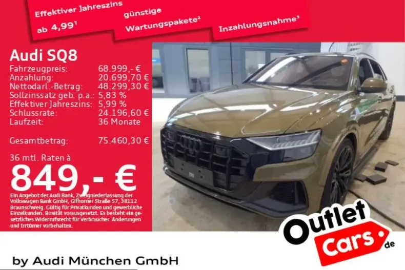 Audi SQ8 din 2023 cu 51.901 km - oferta AUD253796 - foto 1
