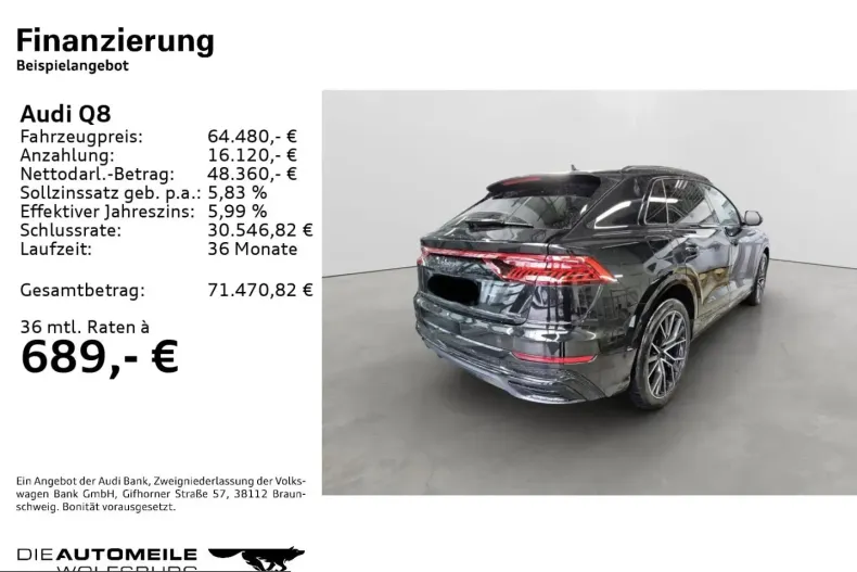 Audi Q8 din 2023 cu 45.550 km - oferta AUD253806 - foto 2