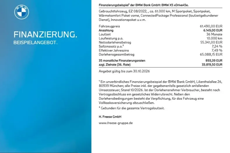 BMW X5 (Seria X) din 2022 cu 61.067 km - oferta BMW257870 - foto 27