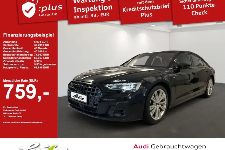 Audi A8 din 2025 cu 33.600 km - oferta AUD258489 - foto 1