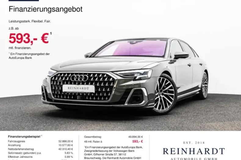 Audi A8 din 2023 cu 73.286 km - oferta AUD258496 - foto 1