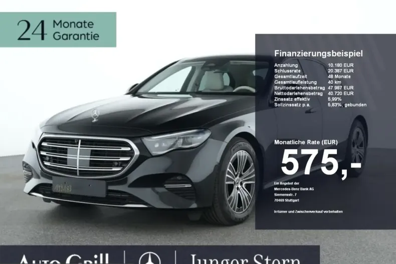 Mercedes-Benz E 220 (Clasa E) din 2025 cu 19.456 km - oferta MER258517 - foto 1