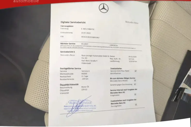 Mercedes-Benz E 300 (Clasa E) din 2022 cu 111.000 km - oferta MER258874 - foto 13