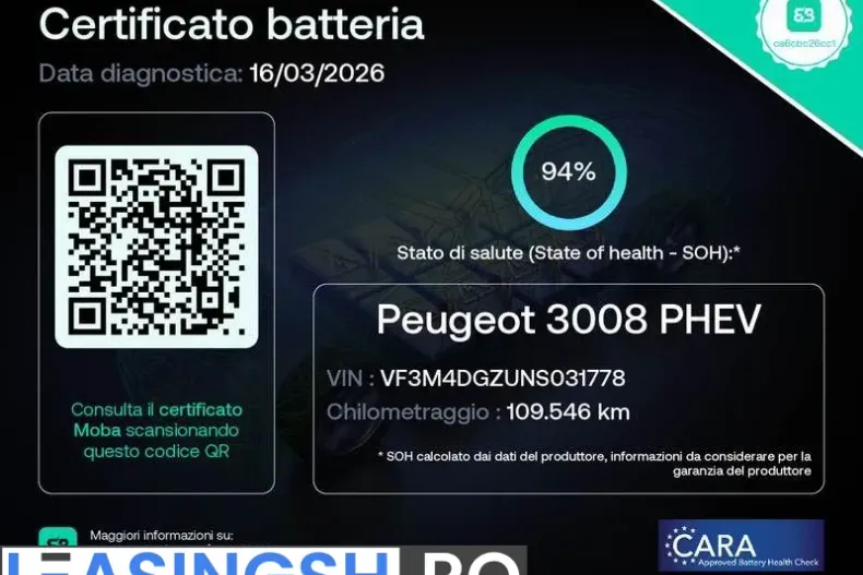 Peugeot 3008 din 2022 cu 109.546 km - oferta PEU264513 - foto 9