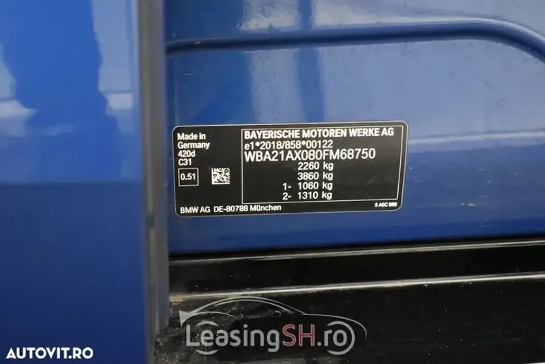 BMW 420d din 2022 cu 54.913 km - oferta BMW102490 - foto 16