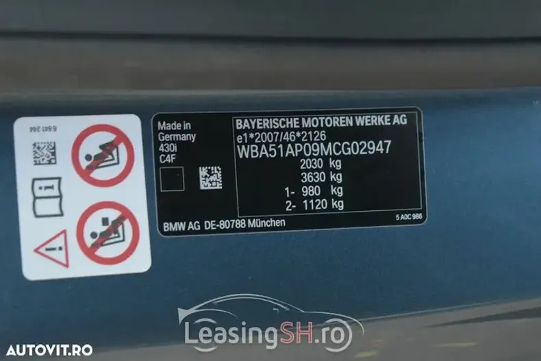 BMW 430i din 2021 cu 67.154 km - oferta BMW103045 - foto 3